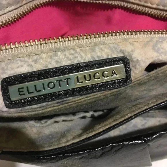 Elliott Lucca Black leather crossbody handbag - Picture 7 of 8